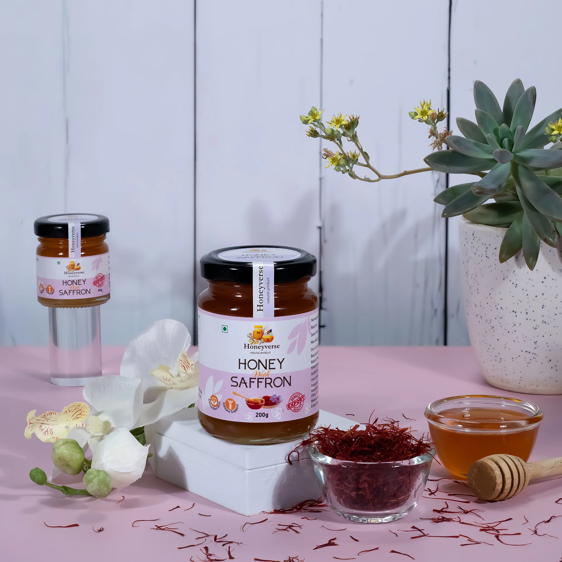 Saffron & Honey Combo